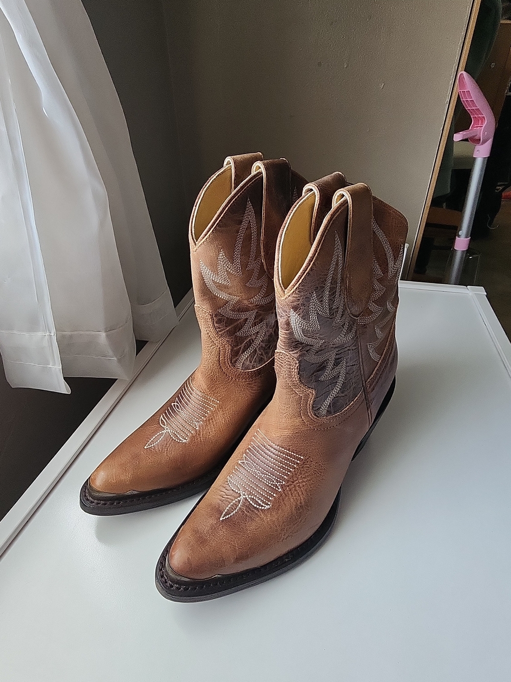 Idyllwind Brown Leather Western Cowboy Boots for Women